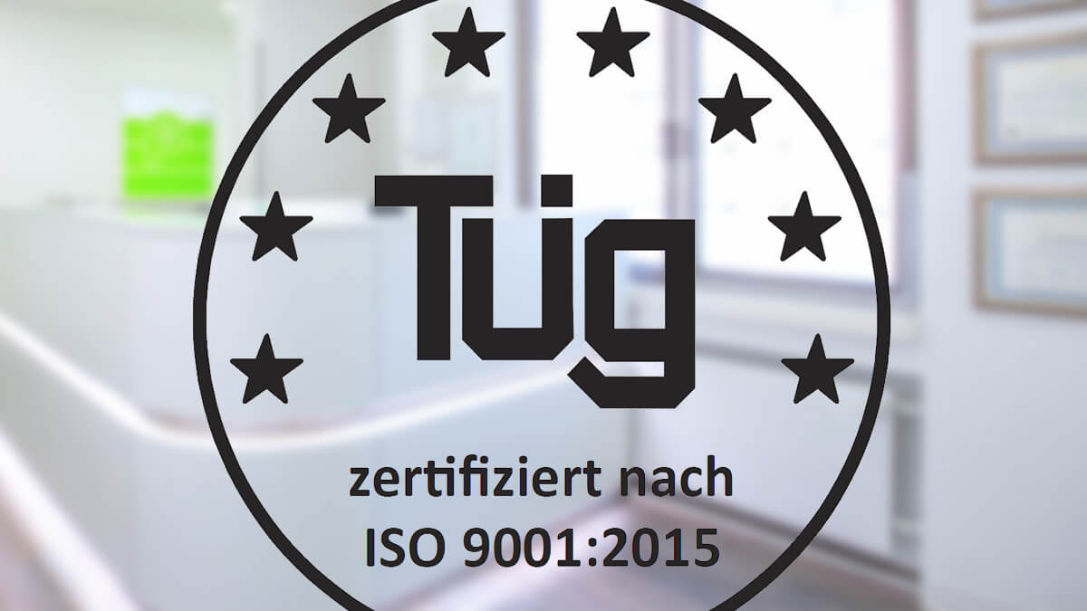 ISO 9001 Zertifizierung – geprüfte Qualität in unserer Praxis